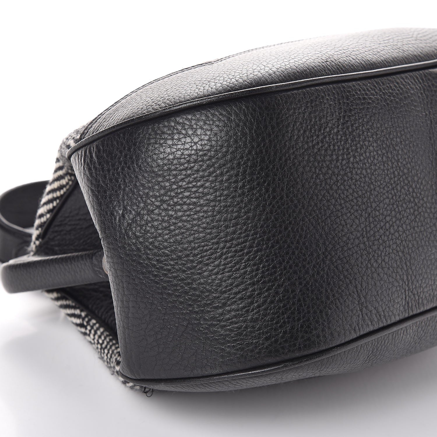 Burberry Tweed Frame Handbag Black 12 of 12