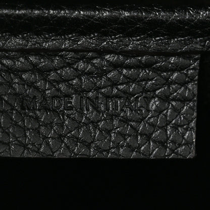 Celine Drummed Calfskin Nano Luggage Black 7 of 10