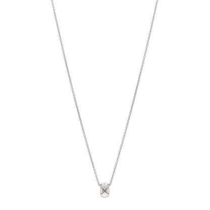 Chanel 18K White Gold Coco Crush Pendant Necklace 1 of 5