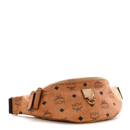 MCM Visetos Small Fusten Belt Bag Cognac 4 of 9