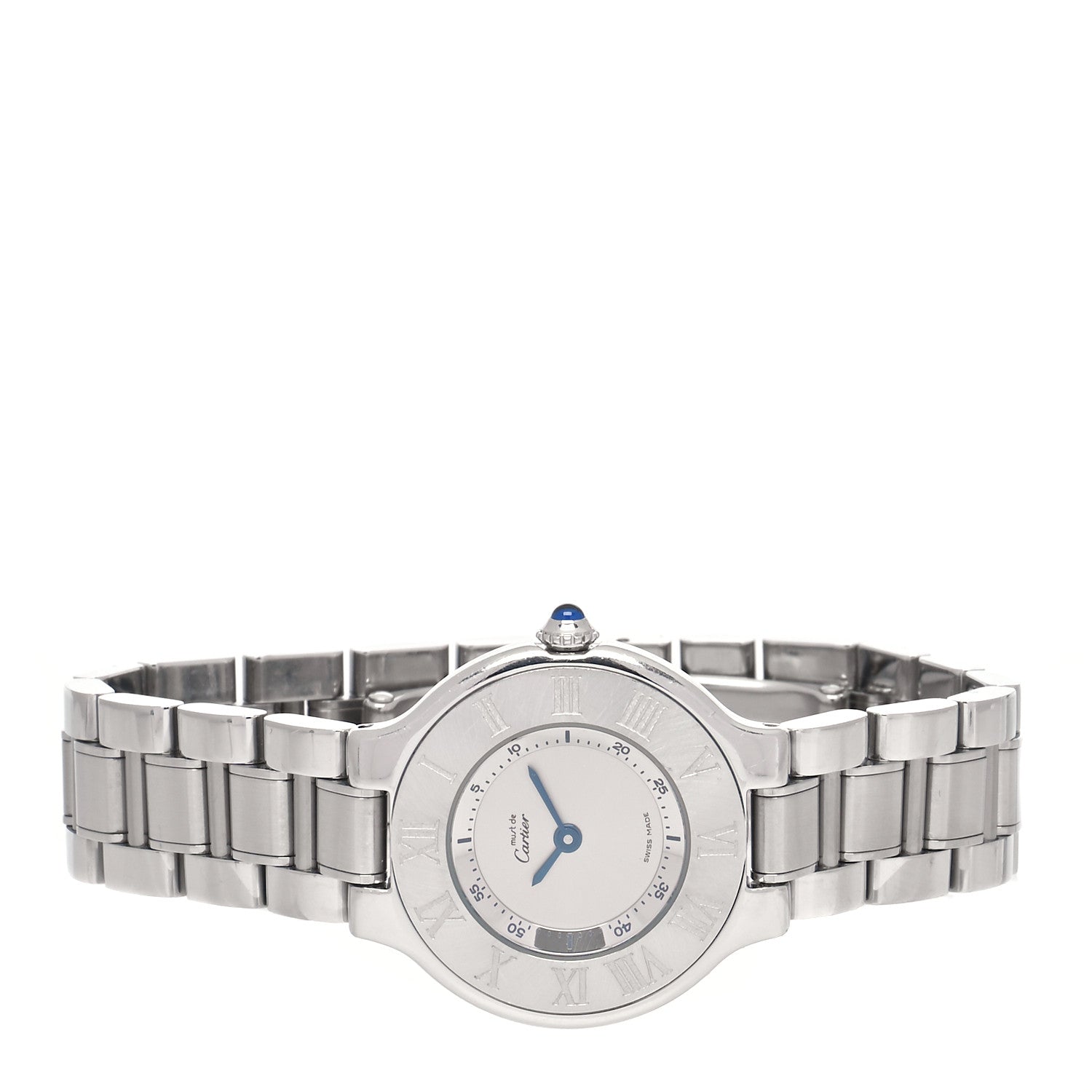 Cartier Stainless Steel 28mm Must De 21 Quartz Watch 2 of 4