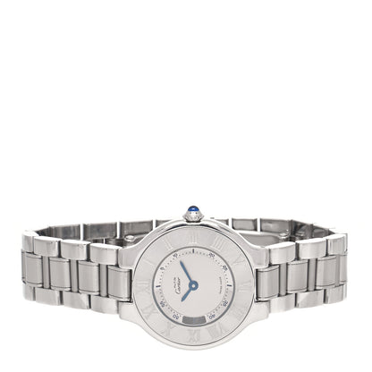 Cartier Stainless Steel 28mm Must De 21 Quartz Watch 2 of 4