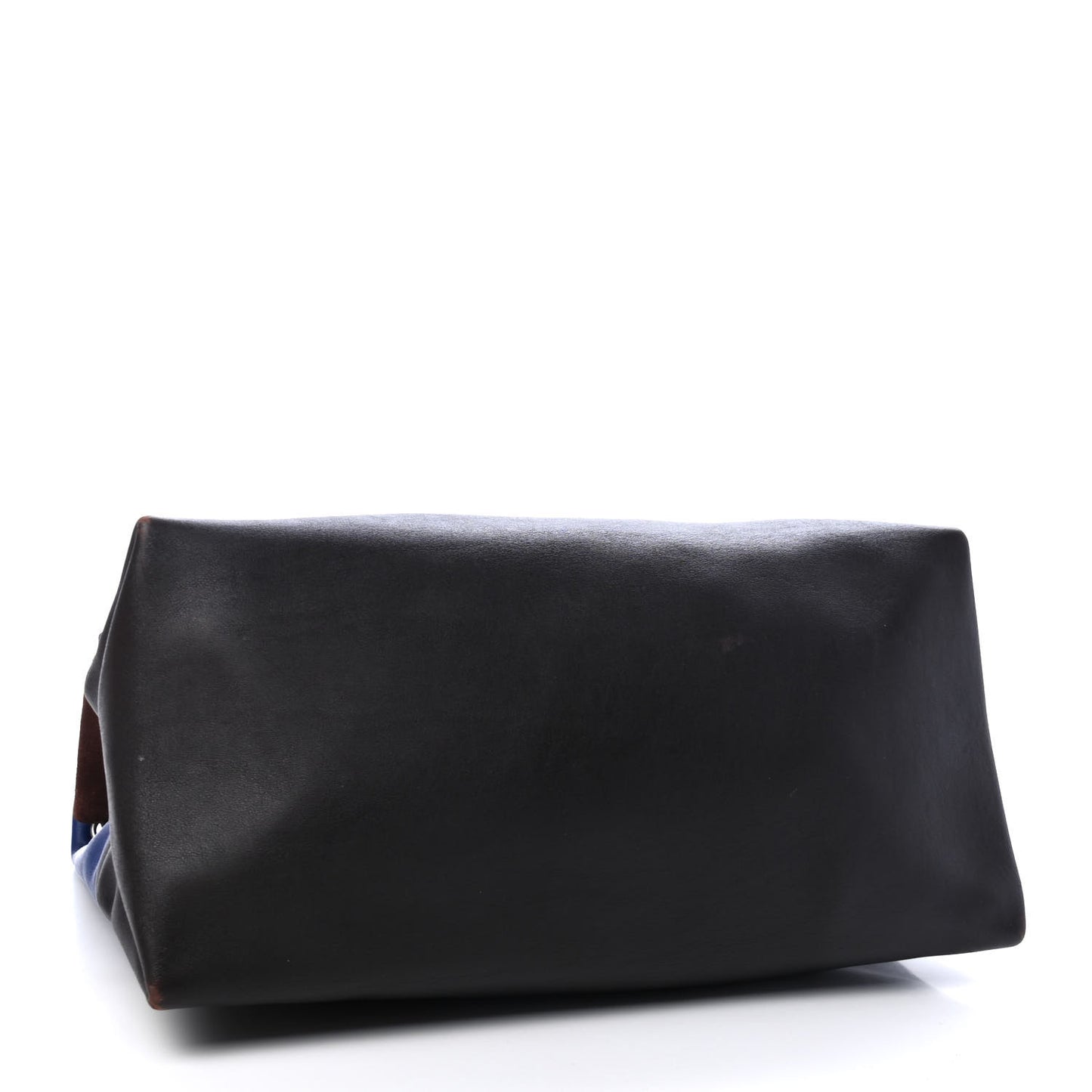 Calfskin Suede All Soft Shoulder Bag Indigo