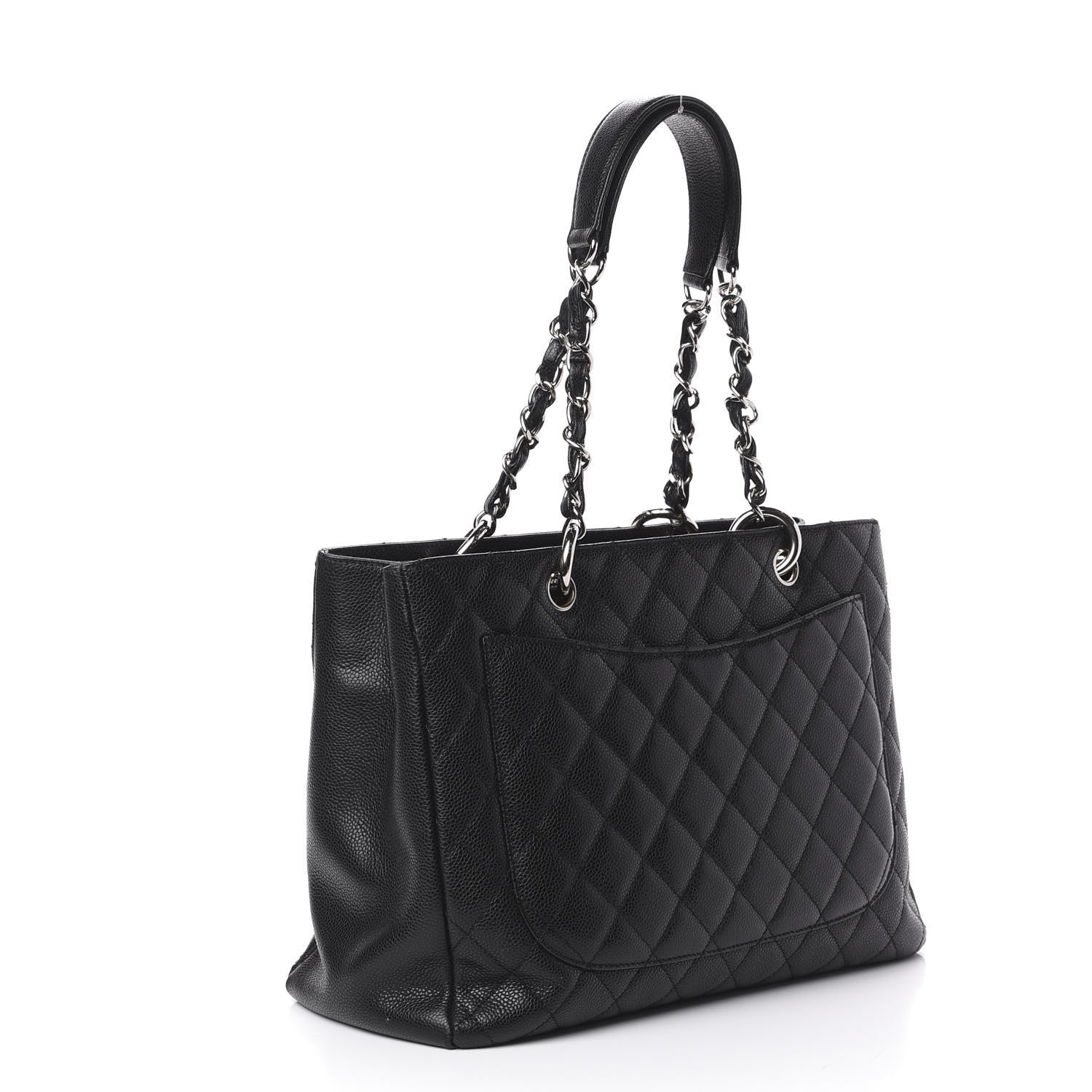 Chanel Caviar Quilted Grand Shopping Tote GST Black 2 of 11
