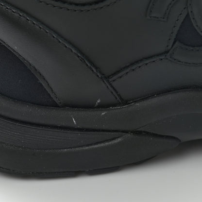 Chanel Lambskin Fabric CC Sneakers 36.5 Black 9 of 12