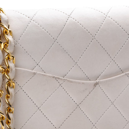 Chanel Lambskin Quilted Small Double Flap White 8 of 19