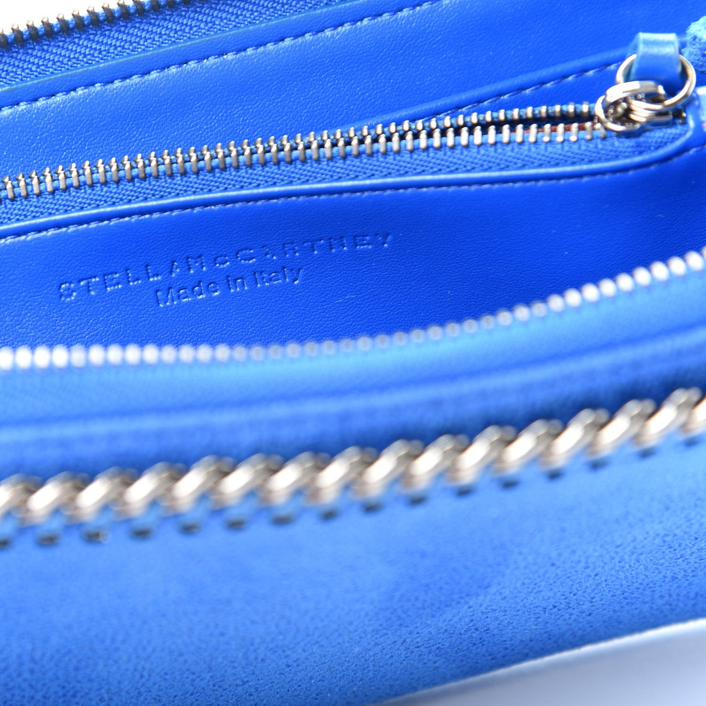 Shaggy Deer Falabella Zip Around Wallet Blue