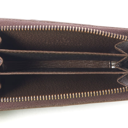 Gucci GG Supreme Web Ophidia Zip Around Card Case Brown 4 of 8