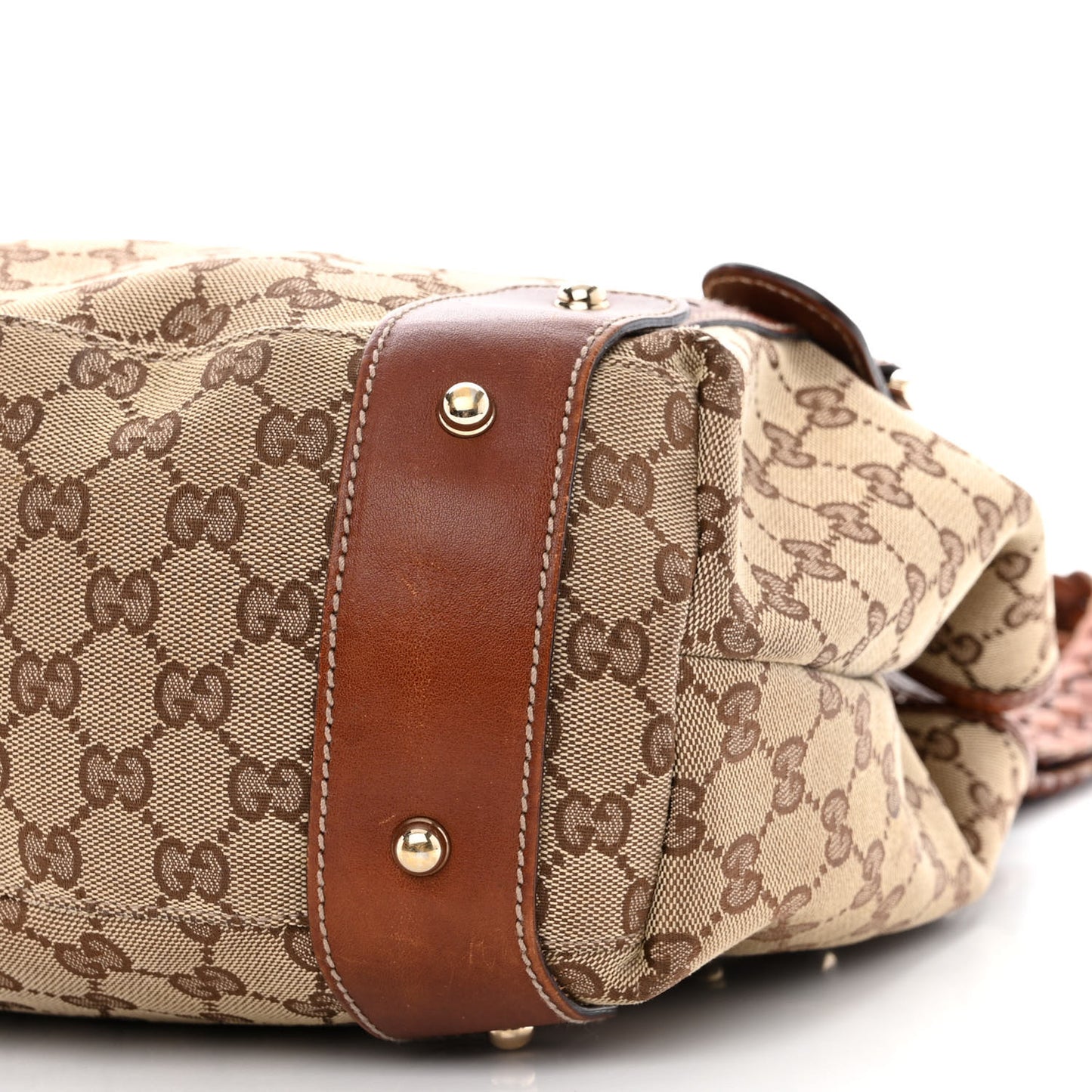 Monogram Medium Pelham Shoulder Bag Brown