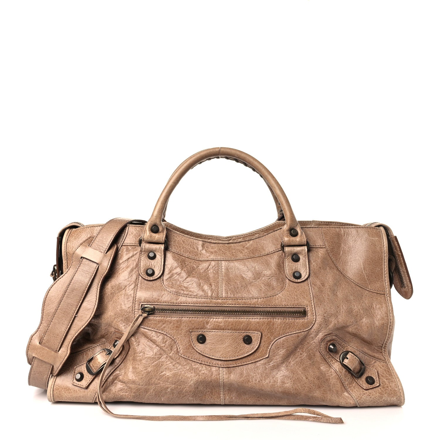 Balenciaga Agneau Classic Hardware Part Time Seigle 1 of 10
