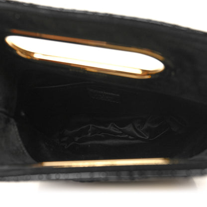 Louis Vuitton Suede Monogram Motard Afterdark Clutch Black 5 of 9