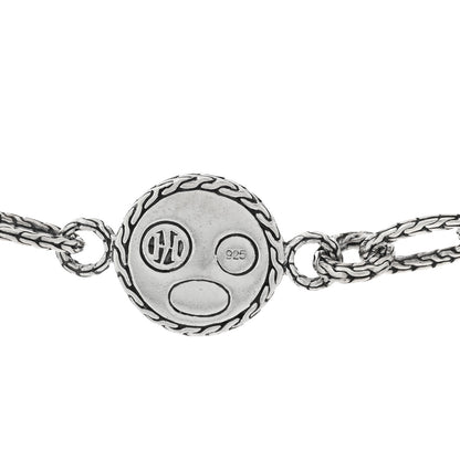 John Hardy Sterling Silver Dot Station Chain Necklace 4 of 4