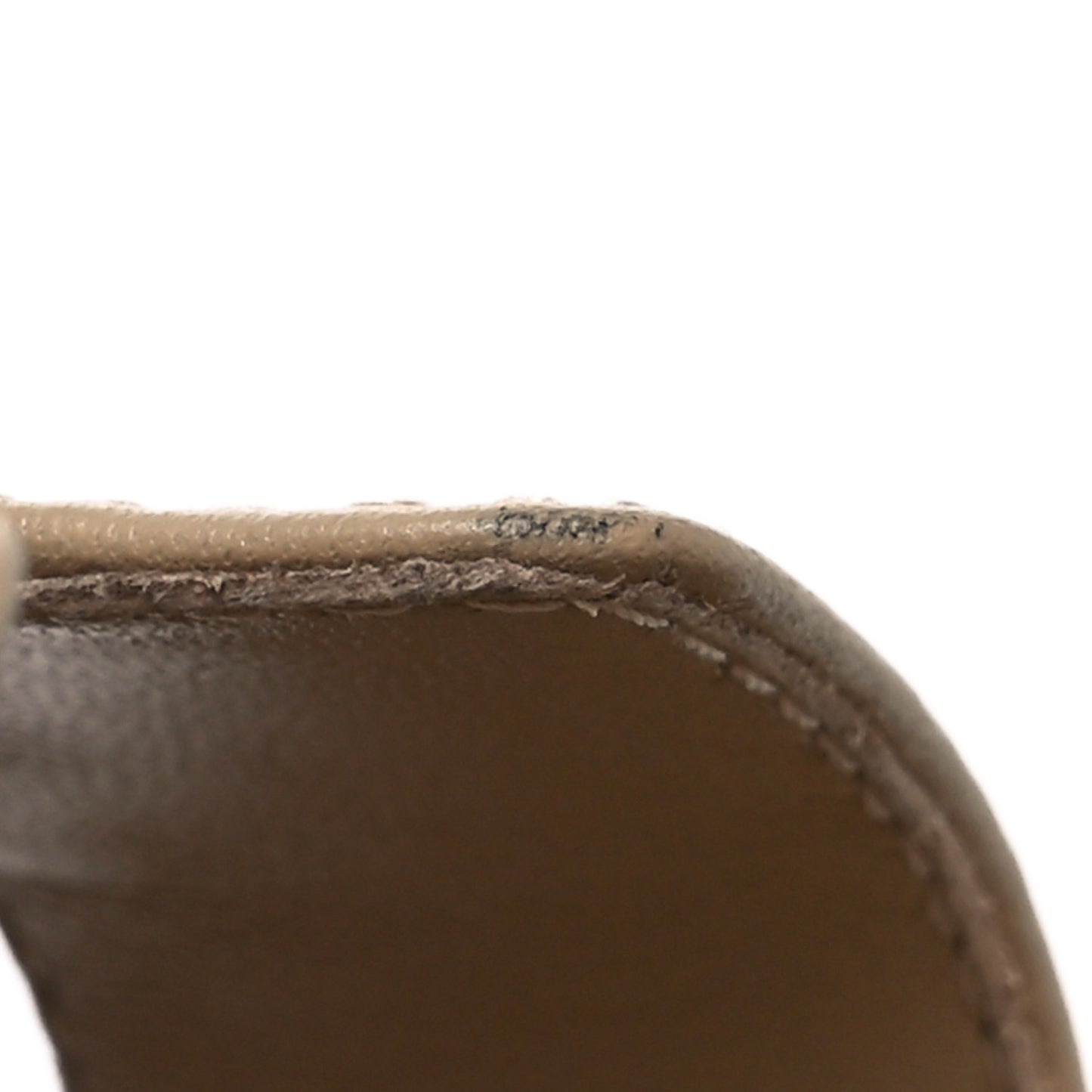 Box Calfskin Oran Sandals 39.5 Beige Lin