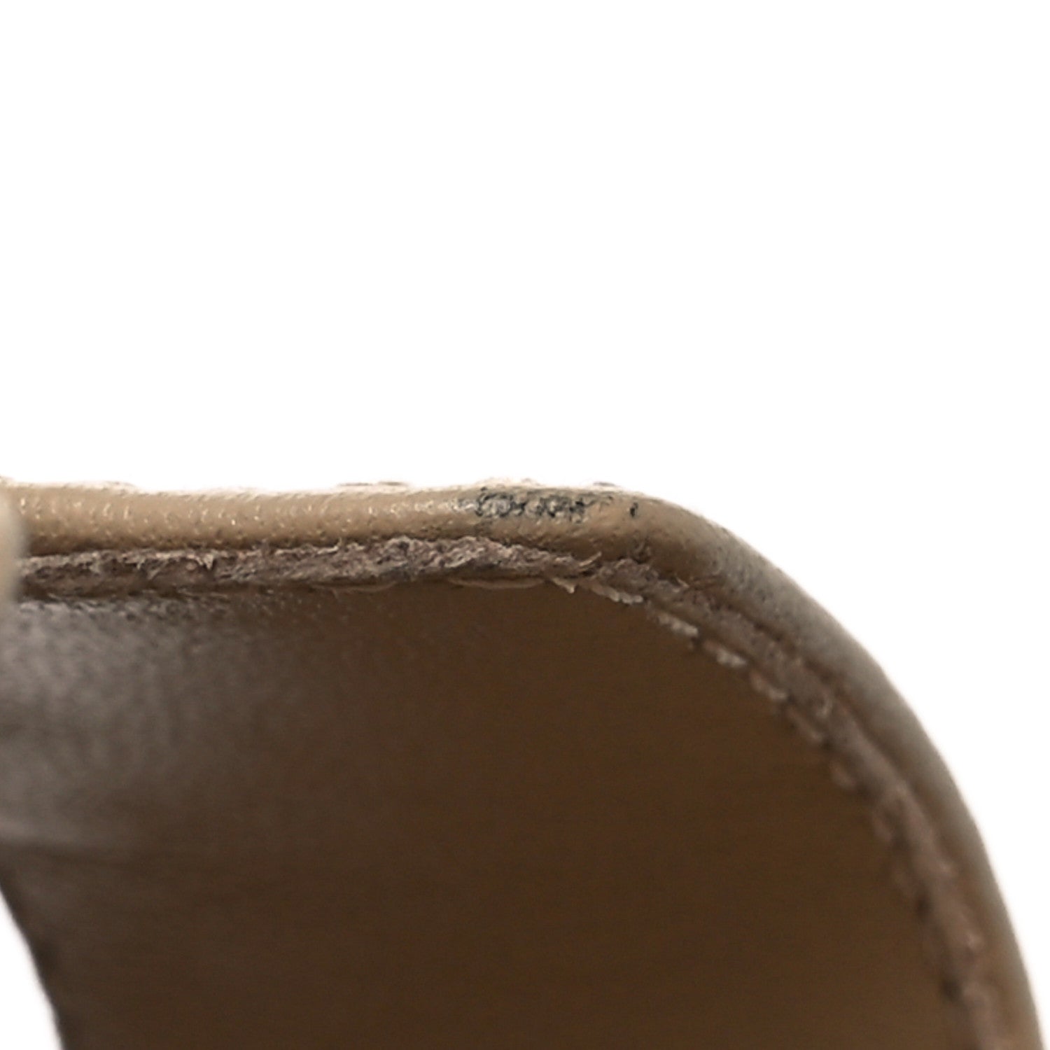 Hermes Box Calfskin Oran Sandals 39.5 Beige Lin 9 of 10