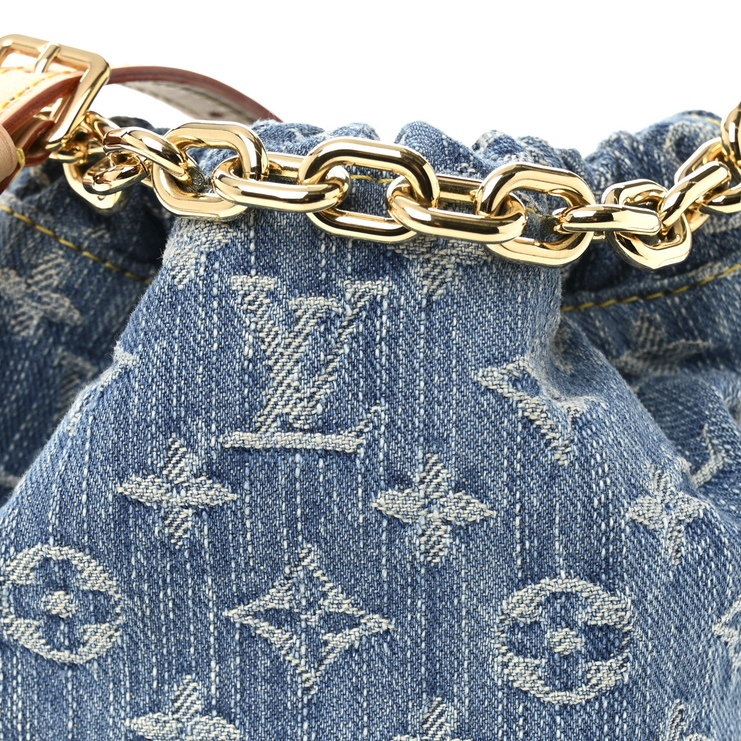 Louis Vuitton Monogram Denim Nano Noe Blue 7 of 9