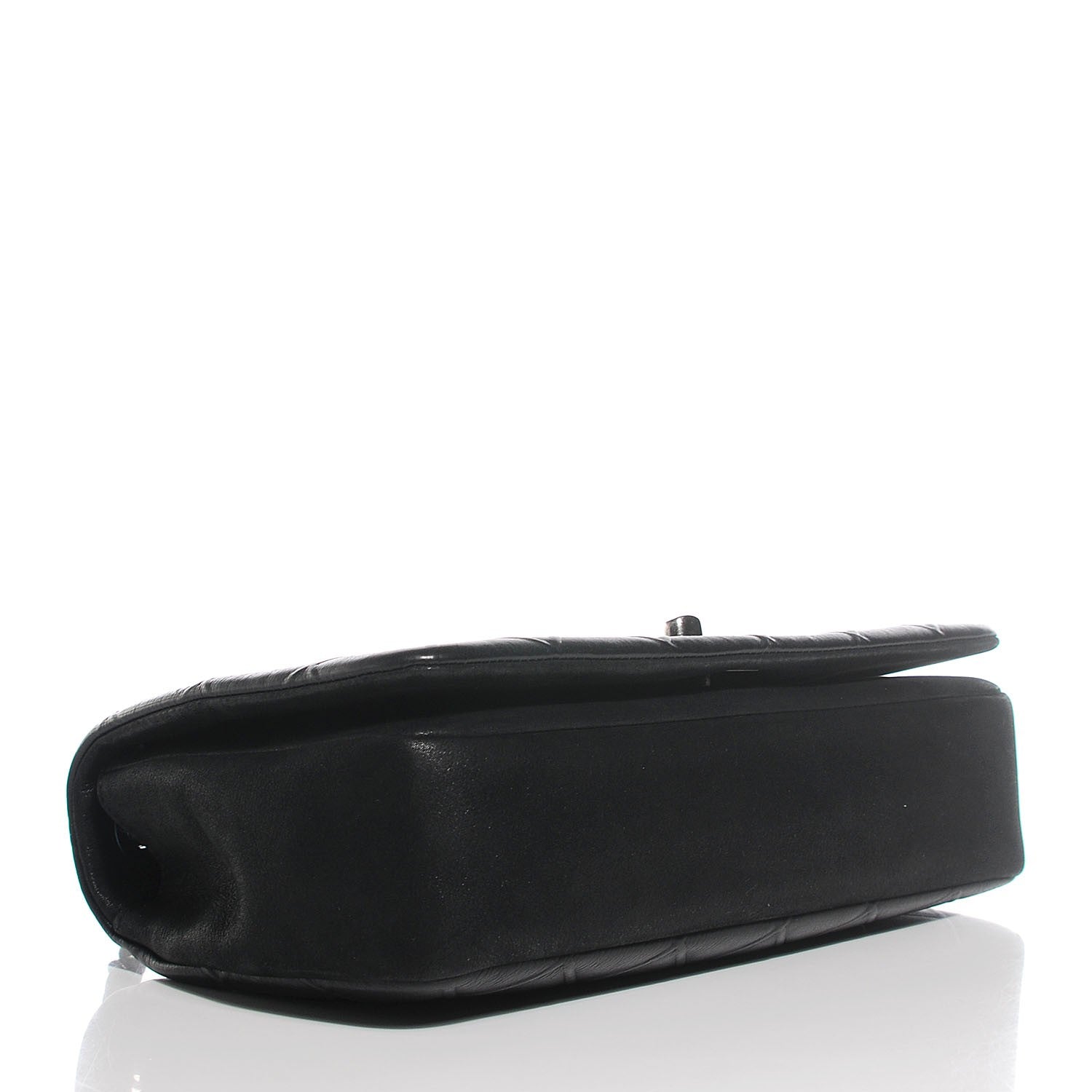 Chanel Calfskin Diamond Embossed New Chic Flap Black 4 of 9