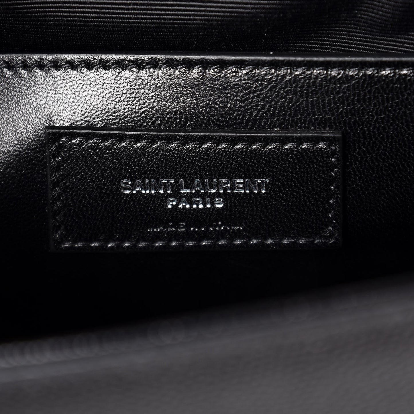 Grain De Poudre Medium Classic Monogram Kate Satchel Black