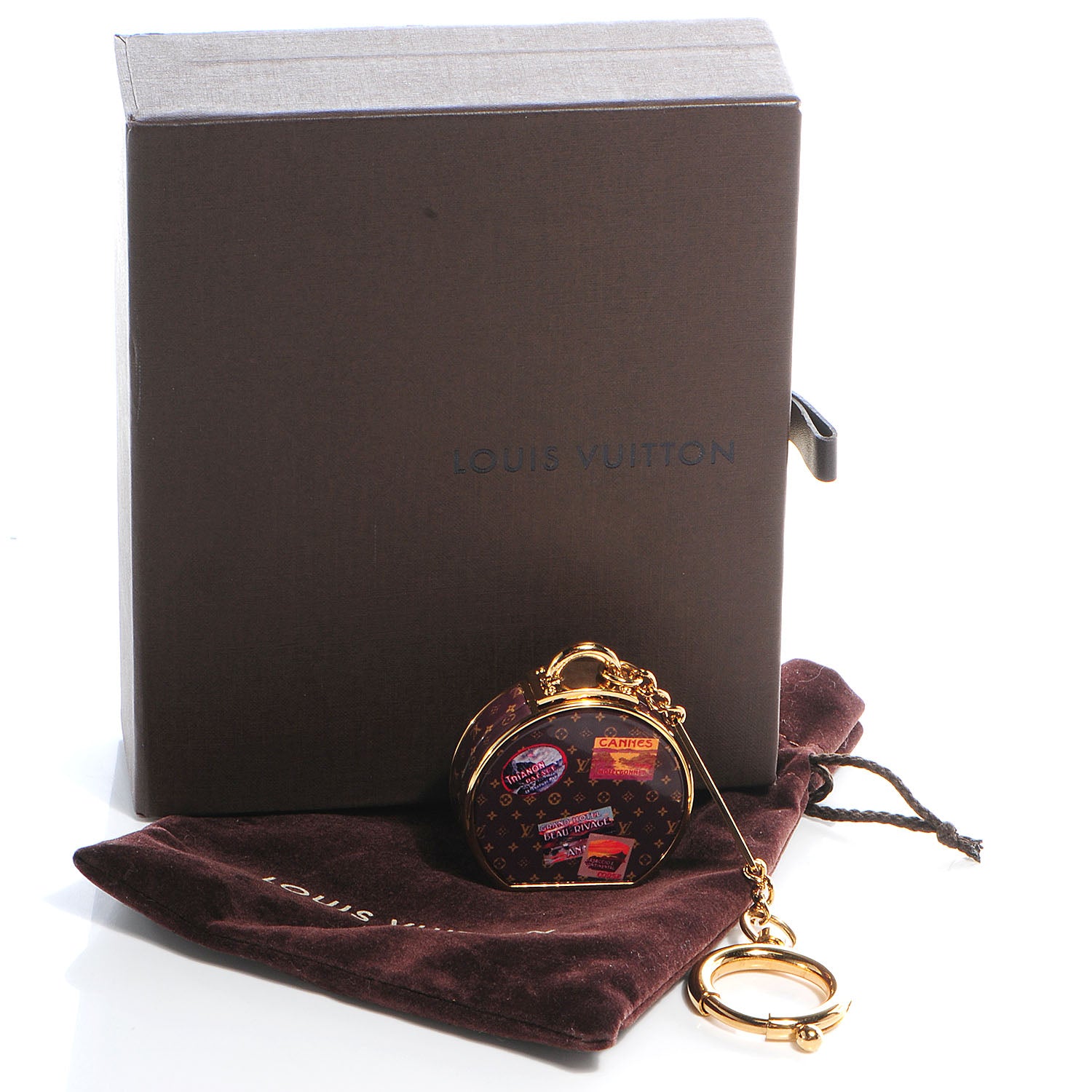Louis Vuitton Monogram Hat Box Keychain 7 of 7