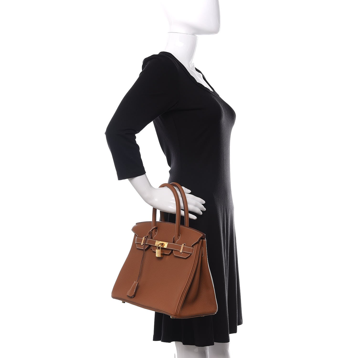 Hermes Togo Birkin 30 Gold 2 of 8