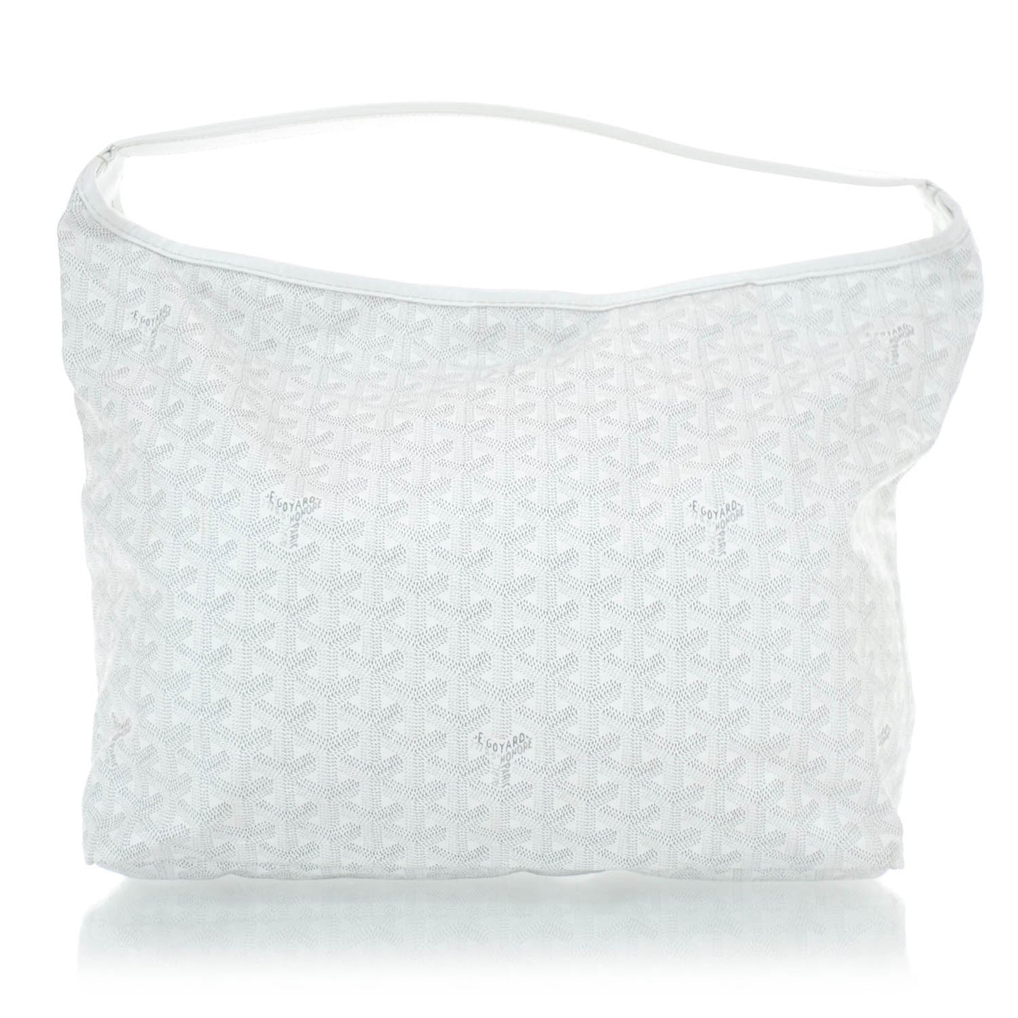 Goyardine Fidji Zip Hobo White