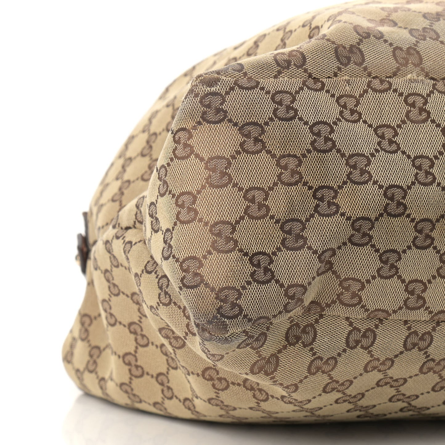Monogram Large Horsebit Chain Hobo Brown