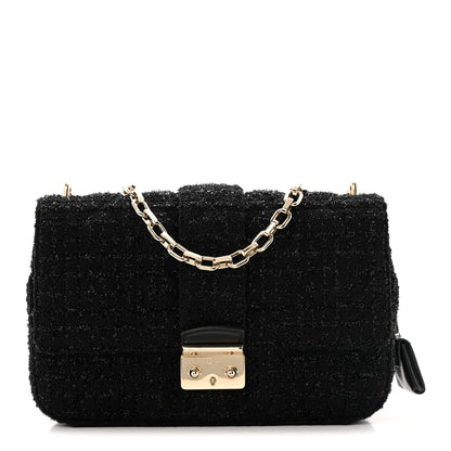 Christian Dior Tweed Medium Miss Dior Flap Black 1 of 12