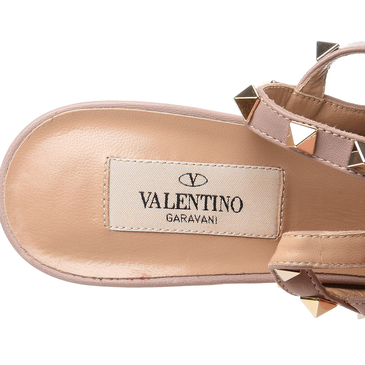 Valentino Garavani Nappa Rockstud Ankle Strap 100mm Pumps 39 Naples 39 Yellow Poudre 7 of 9