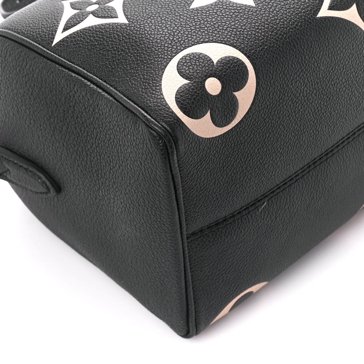 Empreinte Monogram Giant Speedy Bandouliere 25 Black Beige