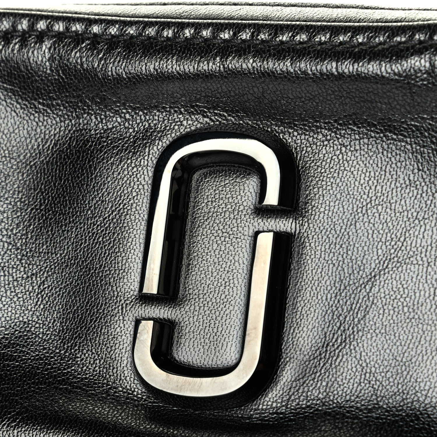 Marc Jacobs Supple Natural Grain Calfskin The Softshot 27 Bag Black 6 of 6
