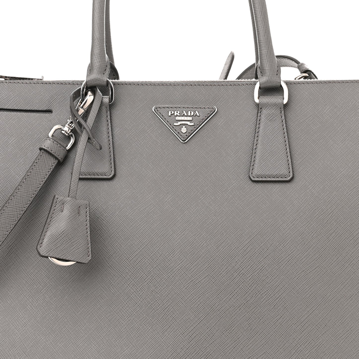 Saffiano Large Galleria Double Zip Tote Marmo