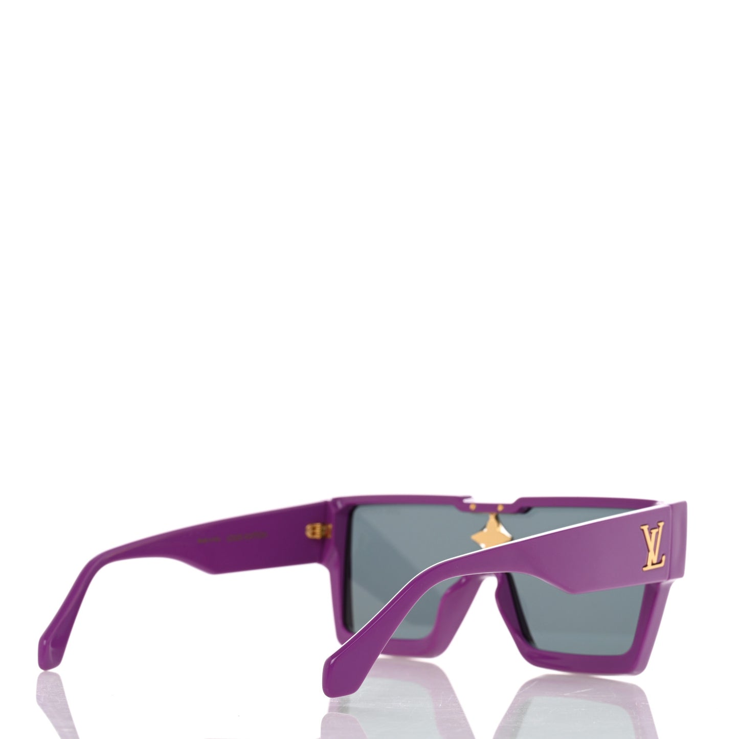 Acetate Swarovski Crystal Cyclone Sunglasses Z1641W Purple