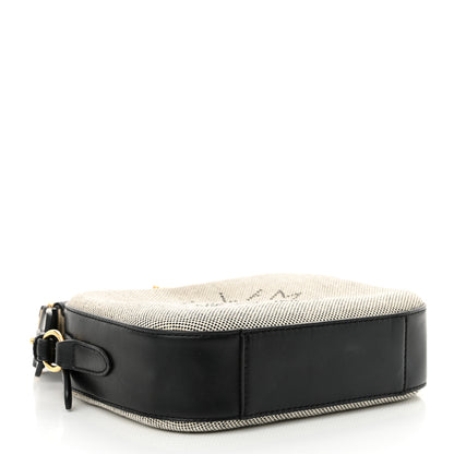 Stella McCartney Canvas Logo Small Camera Bag Salt Pepper 4 of 11