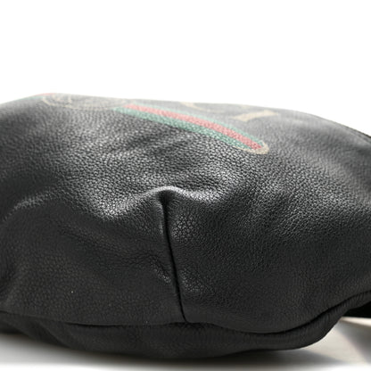 Gucci Grained Calfskin Small Logo Belt Bag Black 10 of 11
