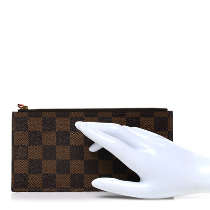 Louis Vuitton Damier Ebene Felicie Chain Wallet Zippered Insert 2 of 6