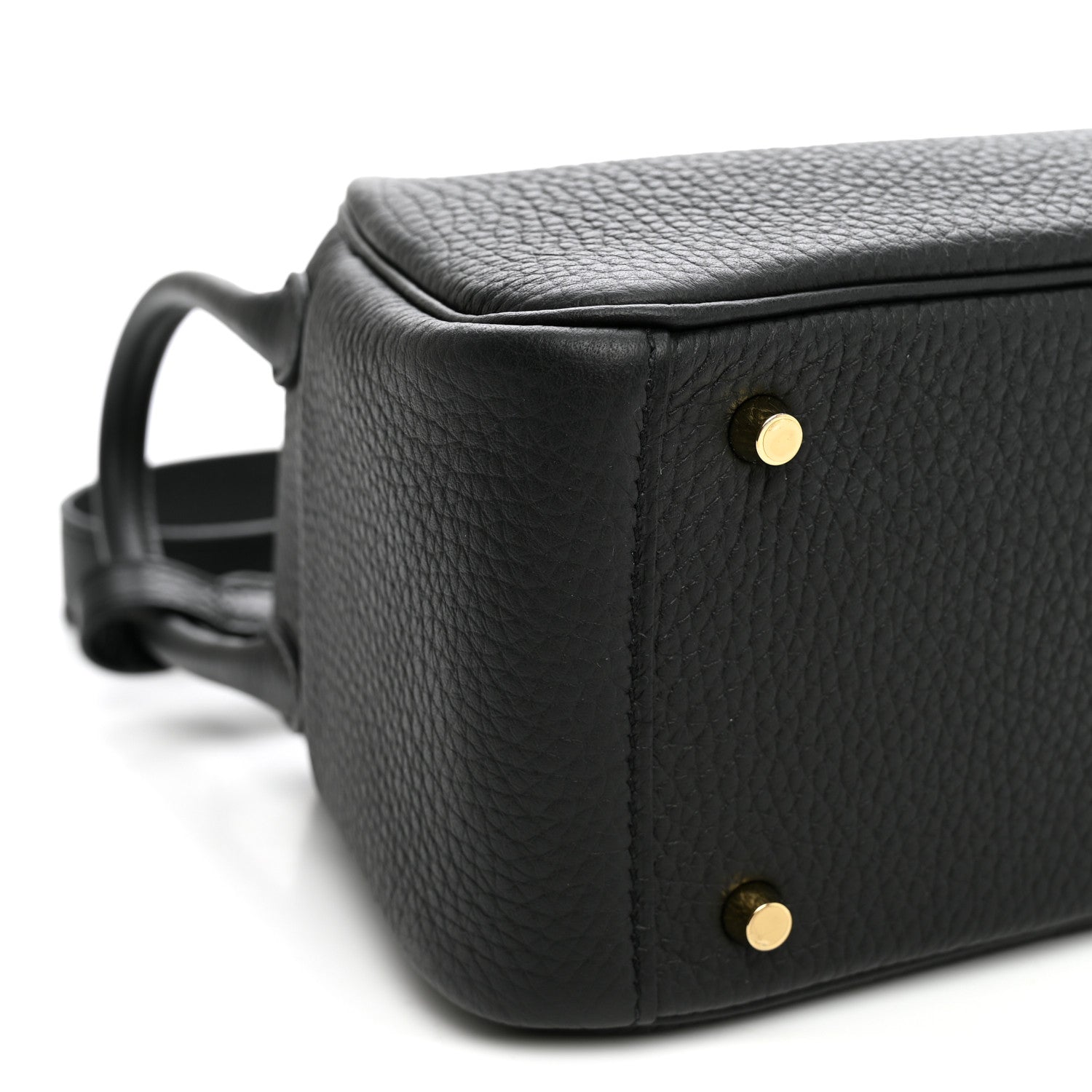 Hermes Taurillon Clemence Mini Lindy 20 Black 8 of 10