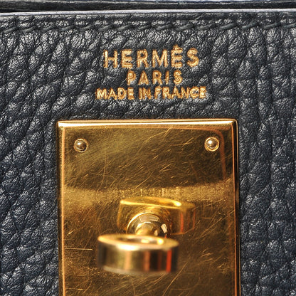 Hermes Fjord Kelly Retourne 32 Bleu Marine 7 of 17