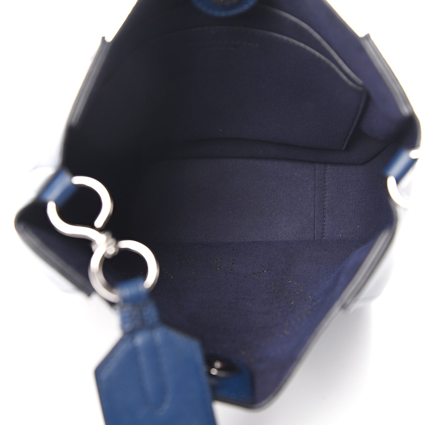 Eco Alter Nappa Perforated Logo Crossbody Navy