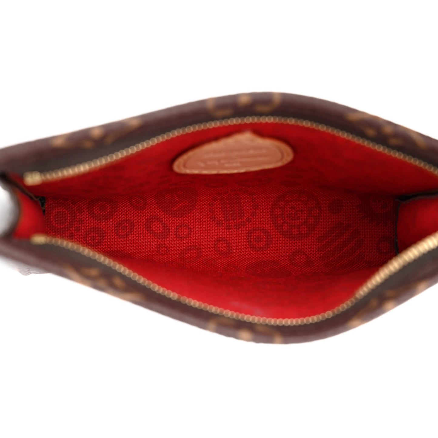 LV X YK Monogram Embroidered My Eternal Soul Toiletry Pouch On Chain Multicolor