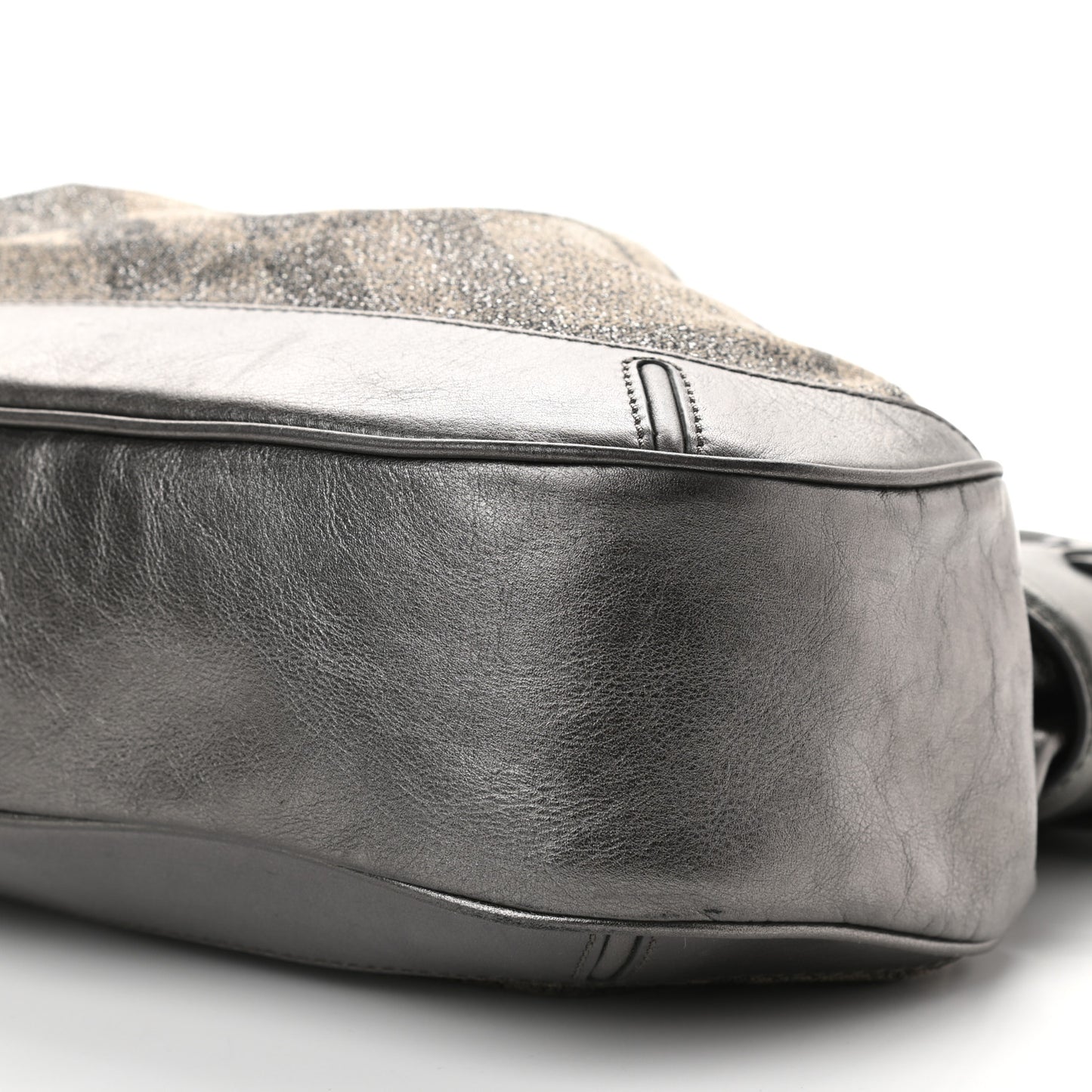 Shimmer Check Medium Fairby Hobo Pewter