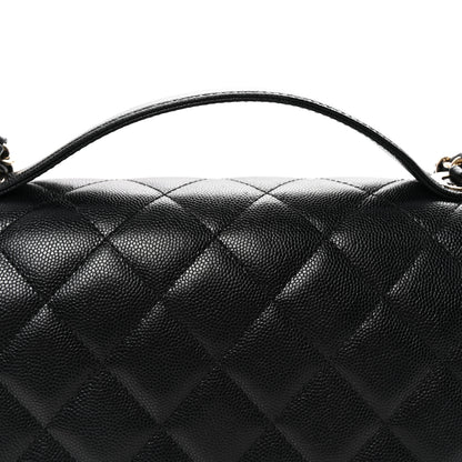 Chanel Caviar Quilted Large Business Affinity Flap Black 8 of 10