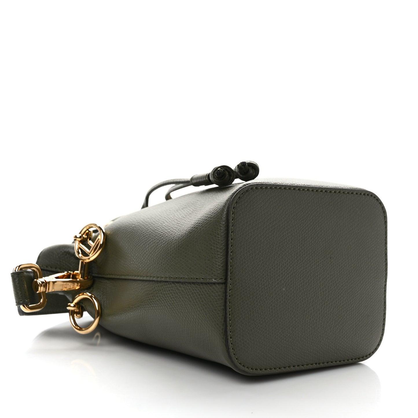 Vitello Cruise F is Fendi Mini Mon Tresor Bucket Bag Asparago