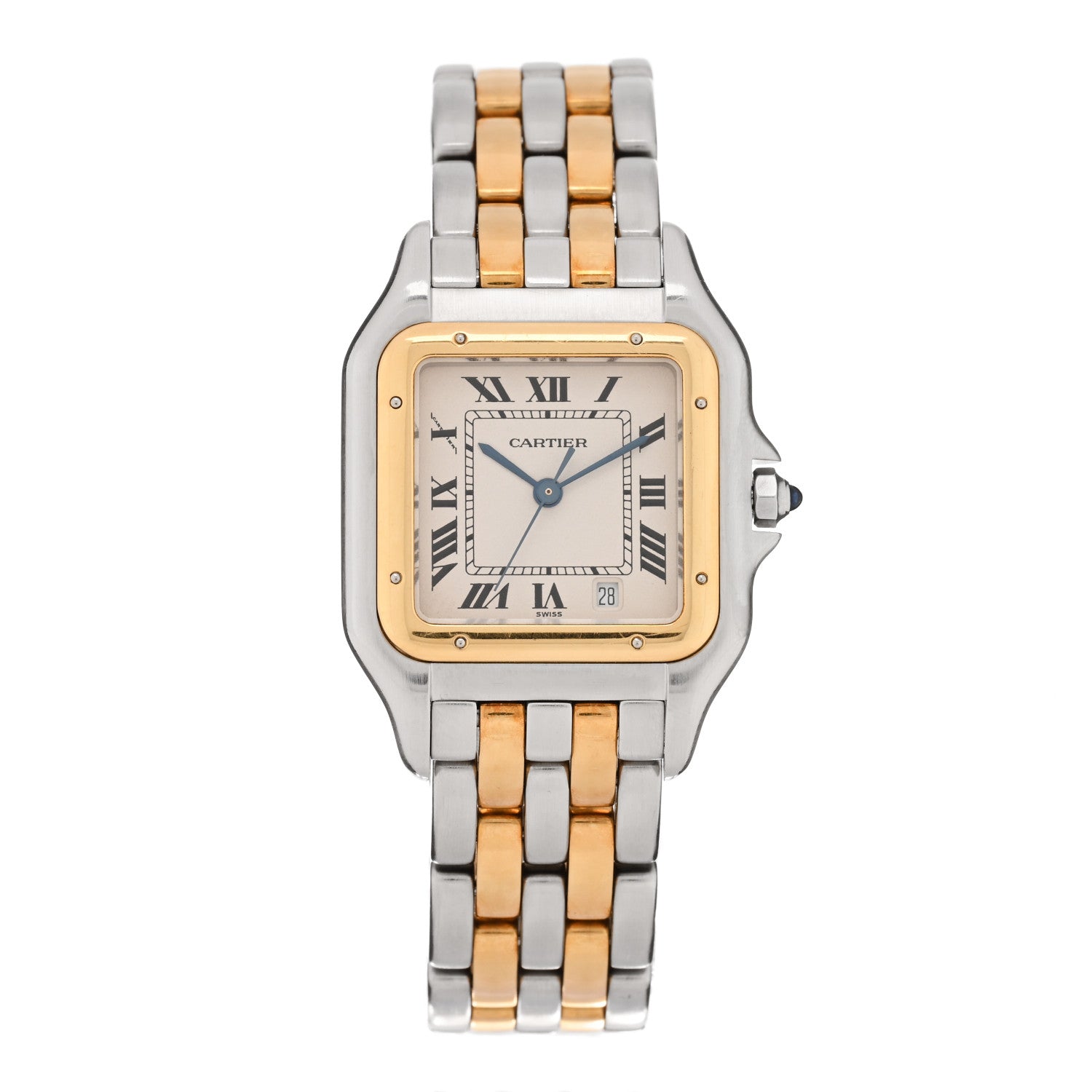 Cartier Stainless Steel 18K Yellow Gold 27mm Panthere Quartz Watch 1 of 4