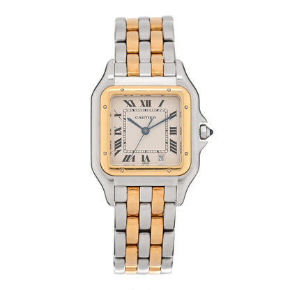 Cartier Stainless Steel 18K Yellow Gold 27mm Panthere Quartz Watch 1 of 4