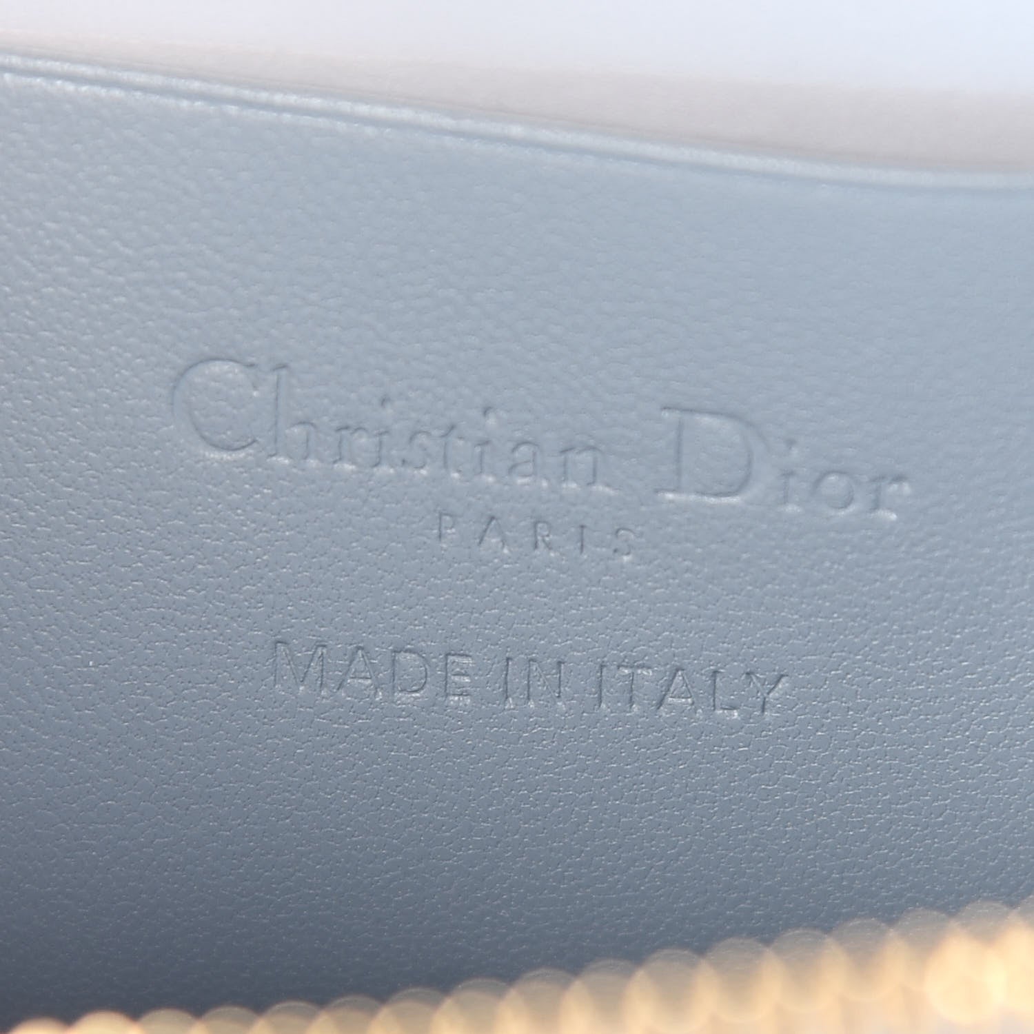 Christian Dior Lambskin Cannage Lady Dior Phone Holder Cloud Blue 5 of 7