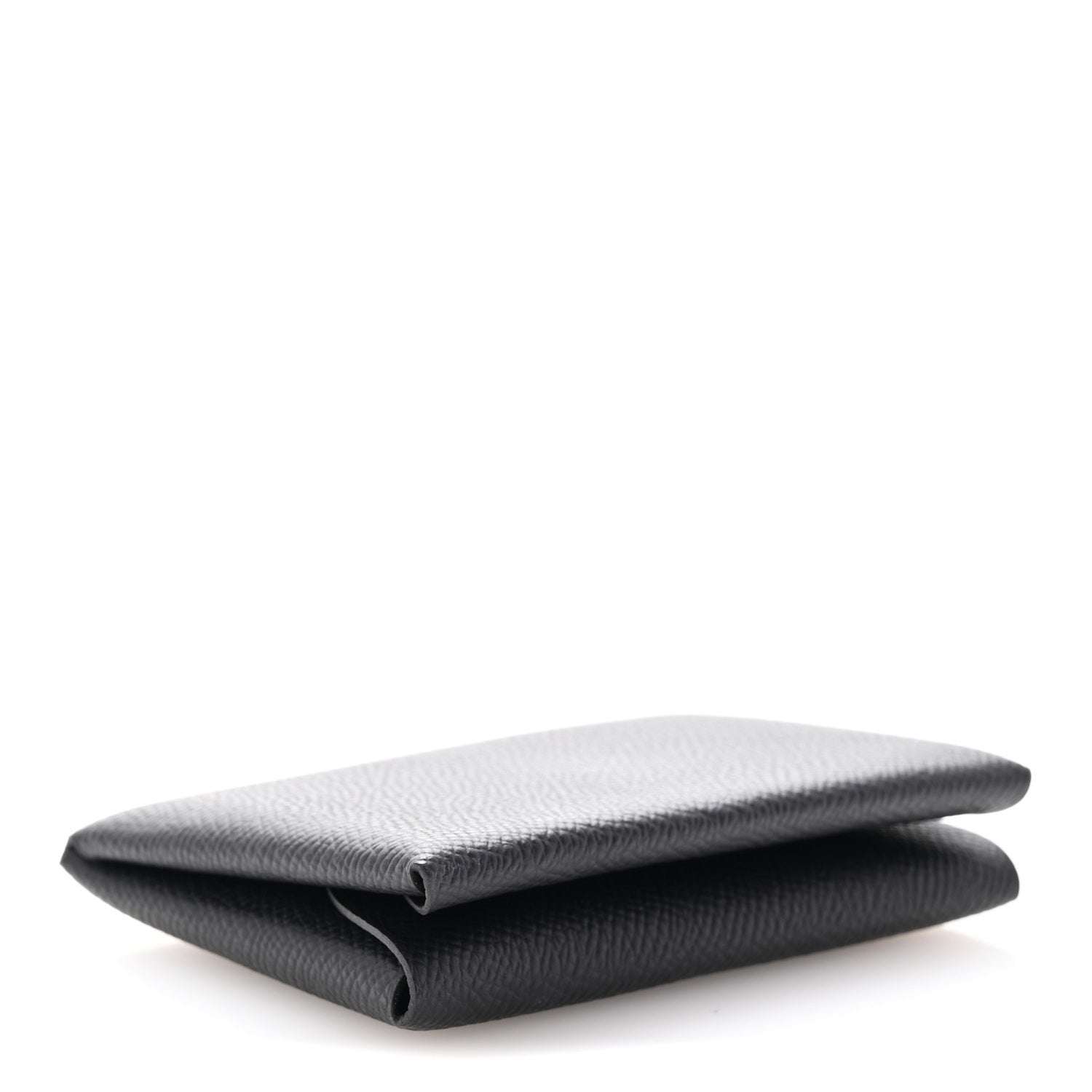 Hermes Epsom Calvi Duo Card Case Black 4 of 8