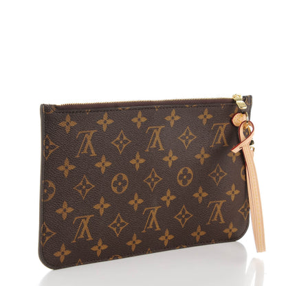 Louis Vuitton Monogram Neverfull MM GM Pochette Fuchsia 3 of 7