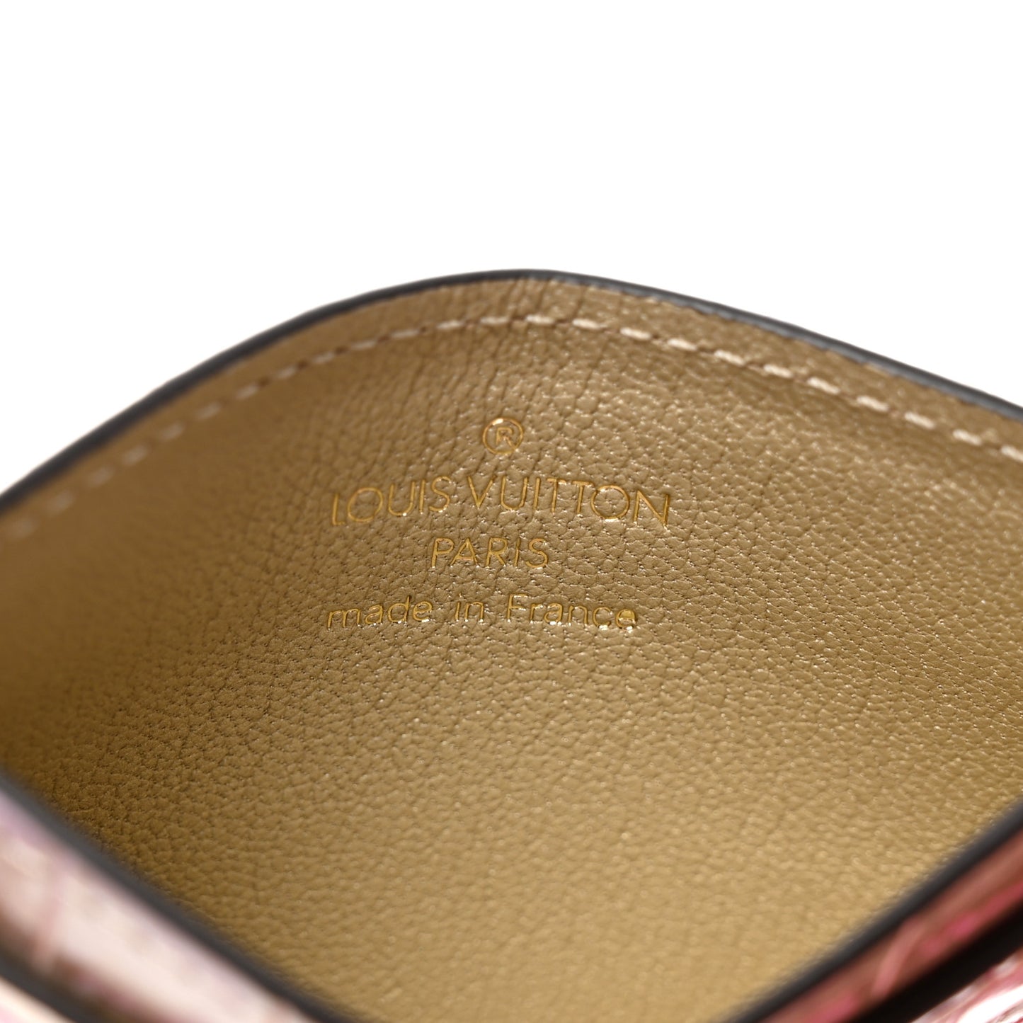 Metallic Crocodile Card Holder Pacific Coral Reef