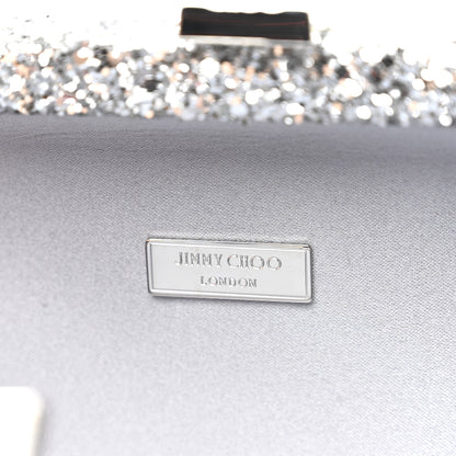 Jimmy Choo Glitter Celeste Clutch Silver 6 of 9
