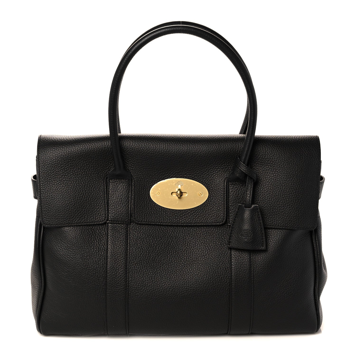 Mulberry Small Classic Grain Heritage Bayswater Black 1 of 11