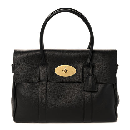 Mulberry Small Classic Grain Heritage Bayswater Black 1 of 11